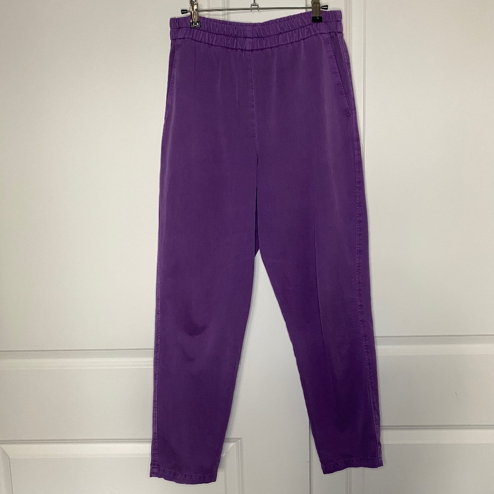 ISCHIKO Trousers 207 in 452 Violet Cotton Size 1
